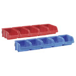 Hünersdorff 656820 Storage Bin Set Red/Blue 10 pieces Durable Design
