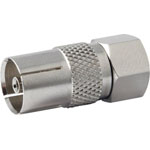 Kathrein 273271 Coax Adapter F Plug to IEC Socket 1 piece.