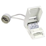 Megaman LFMMGU10A GU10 Bulb Holder 230V with Socket