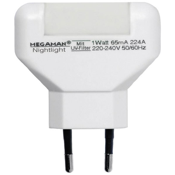 Megaman MM001 LED Night Light Rectangular Warm White Energy Saving