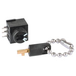 Mentor 1859.1031 Key Switch 60V DC/AC 0.5A On/On 56° Latch-Latch Small