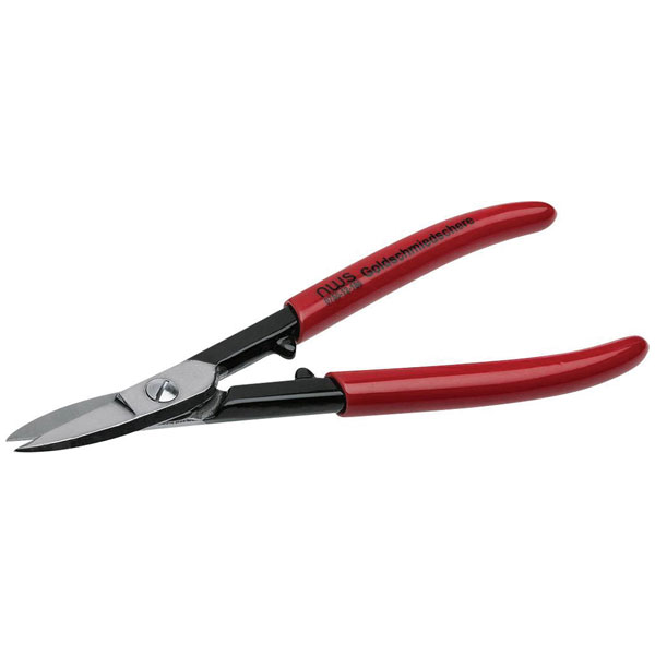 NWS 0750-12-180 Goldsmith Shears Straight Edge Tool Steel Adjusted