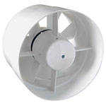 SIKU 27934 In-line Extractor 230V 298m³/h Dia150mm ABS Ventilation