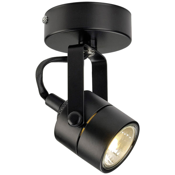 SLV 132020 Spot 79 Ceiling Floodlight HV Halogen GU10 50W Black