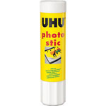 UHU 55 Glue Stick Photo Stick 21g Solvent-Free Fast-Drying Clean Finish