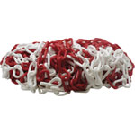 VISO CBR801SBS Chain Barrier Red/White Polypropylene 25m Plastic