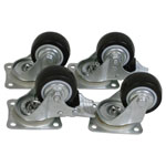 VISO MALLEWKIT Caster Set Steel/Rubber Durable Wheel Set