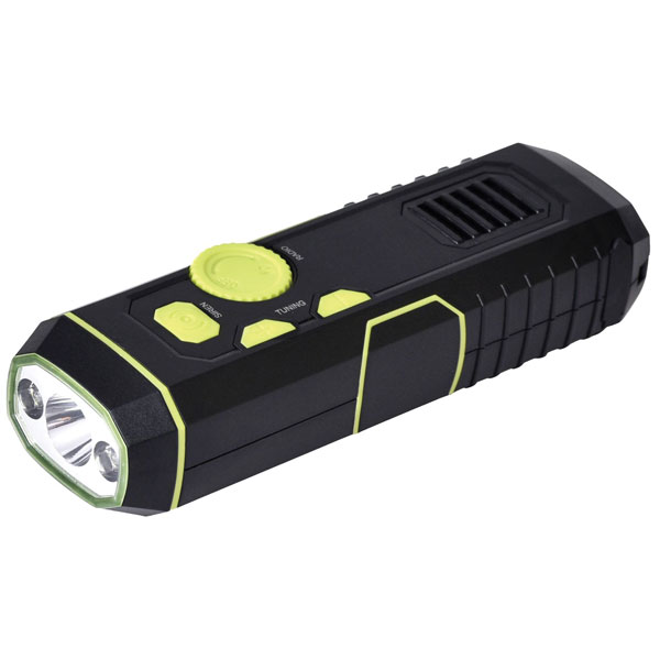 XCell 149039 Radio light Dynamo LED Torch 30lm FM Radio USB Rechar...
