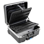 B&W International 120.04/M Toolbox ABS, Wheels, Telescopic Handle, Secure