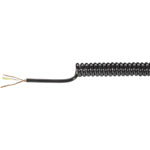Baude 71436U Spiral Cable 100/400mm 7x0.14mm² Black 1pc Elong. 4:1
