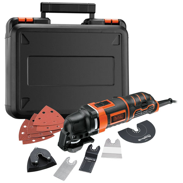 Black+Decker MT300KA-QS MT300KA Multifunction Tool, 300W, 13-piece Set