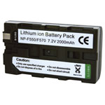 Conrad Energy 250467 Camera Battery 7.2V 2000mAh Replaces NP-F530/550/570