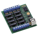 Deditec USB-Stick-Rel2 GPO Module 2 Relay Outputs TTL/Opto-Coupler Inputs