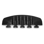 DEFENDER by Adam Hall 85158M End Piece, 6 Channels, TPU, Black, Cable Bridge