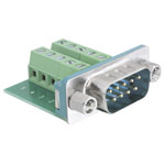 Delock 65318 Serial Terminal Block Adapter 25 Pins 180° Industrial Use