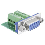 Delock 65319 Serial to Terminal Block Adapter, 37-pin D-SUB, 180° angle