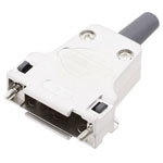 Encitech 7960-0206-11M D-Sub Housing 9 Pins Metal 45° Silver Robust Design