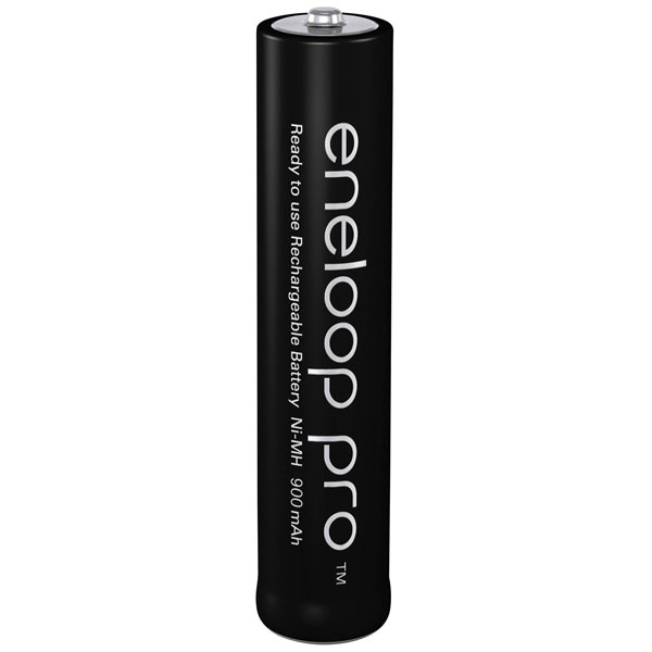 eneloop BK-4HCDE Pro AAA Battery, Rechargeable NiMH, 900mAh, 1.2V