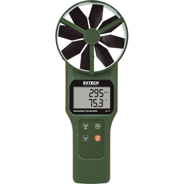 Extech AN310  Anemometer 0.2-30 m/s Air Speed, Temp, Humidity