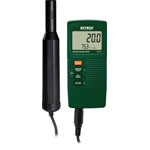 Extech DO210 Oxygen Detector Measures DO, % O2, Temp; Auto Temp Comp.