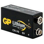 GP 6LR61 GPCR9VSTD565C1 Battery Lithium 9V 800mAh 10yr Life 1pc