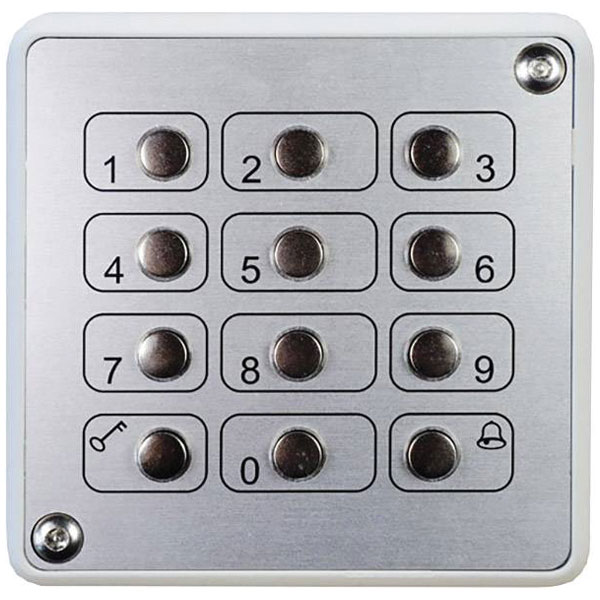 Kaiser Nienhaus 100620 Surface-mount Steel Keypad, Anti-Vandal, St...