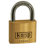 Kasp K12530 125 Padlock 30mm Keyed-Different Gold Yellow Key