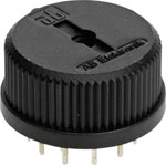 KYOCERA/AVX 417-6 Switch 150VAC 0.13A 6 Positions 1x30° Knob/Screwdriver