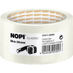 Nopi 57952 Packaging Tape Transparent 66m x 50mm Strong Adhesive