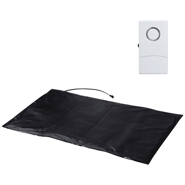 PENTATECH 33620 Pressure Mat Sounder Combo, 95 dB, 30 ft Cable, Black