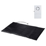 PENTATECH 33620 Pressure Mat Sounder Combo, 95 dB, 30 ft Cable, Black