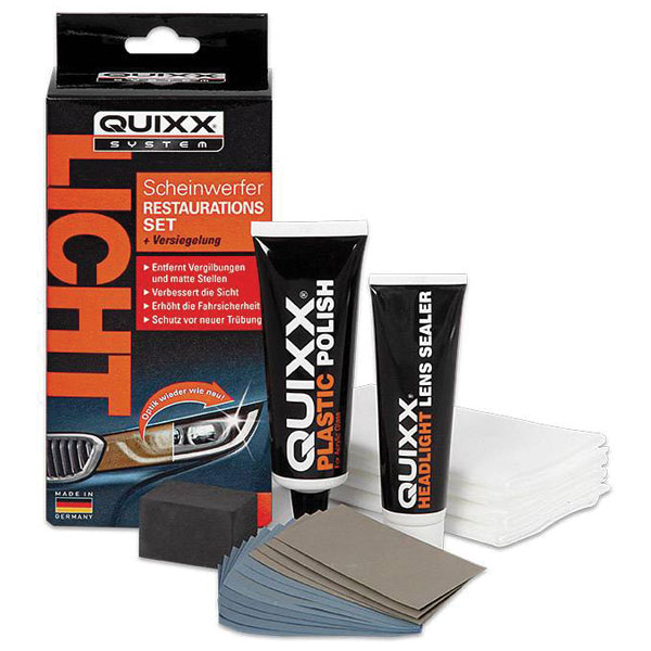 QUIXX SYSTEM 00084 Headlight Lens Refresher Kit: Restores Clarity ...