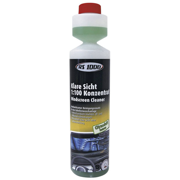 RS 1000 57331 Window Cleaning Concentrate 250ml, Clear View 1:100