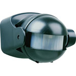 Smartwares 10.017.11 PIR Motion Detector 180° Black IP44 Auto Lighting