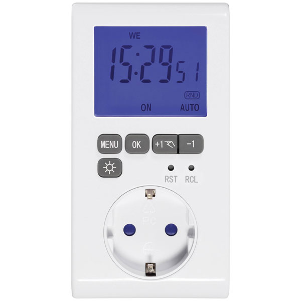 Sygonix nan Power Strip Timer Digital 7-Day, 3680W, IP20, Countdow...