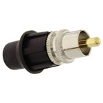 Telecom Security KCM RCA Plug Straight 2-Pin CAP-System Reusable Coaxial