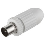Triax 947 539-100 Coax Connector, IEC, 7.8mm Cable, 75 Ohm, Screw Terminal