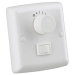 Westinghouse 78801 Ceiling Fan Wall Switch White 4 Settings with Light Switch