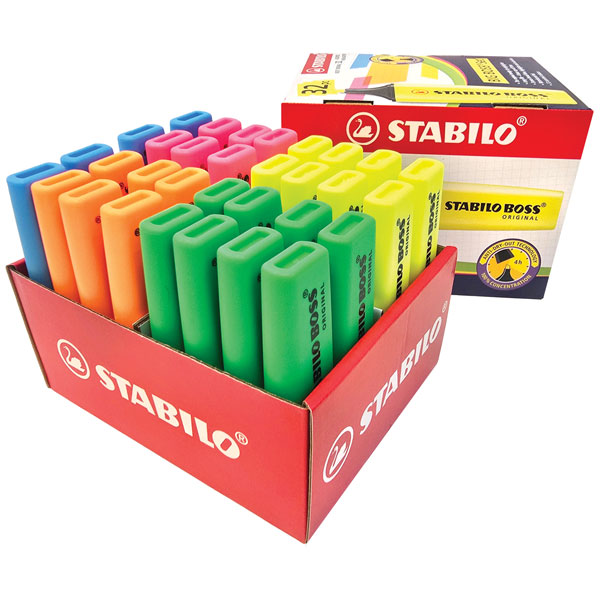 STABILO UK/70/32-1 STABILO BOSS ORIGINAL Highlighter - Assorted - ...