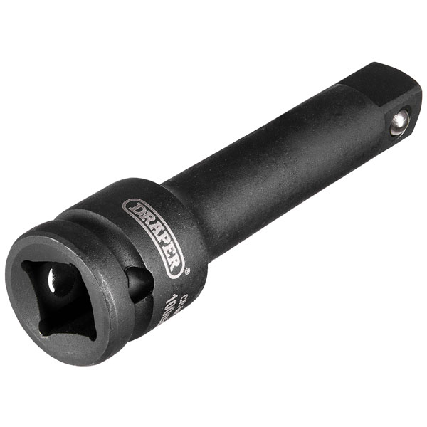 Draper 20201 Impact Extension Bar, 1/2" Sq. Dr, 100mm
