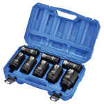 Draper 20208 HI-TORQ® Metric Deep Impact Socket Set, 3/4 Sq. Dr. (8 Piece)