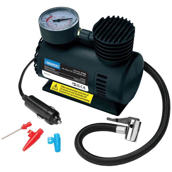 Draper 21256 12V Mini Air Compressor