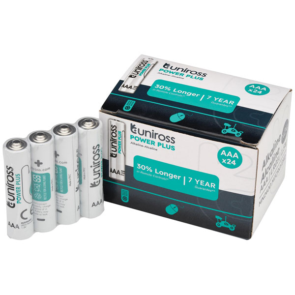 Uniross 21619 LR6 AA Power Plus Alkaline Batteries (Pack of 10)