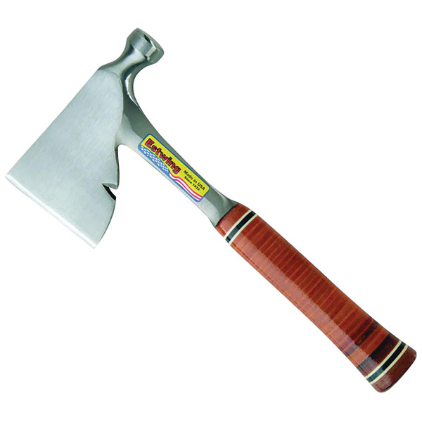 Estwing 23525 E2H Carpenter's Hatchet with Leather Grip, 13"/330mm