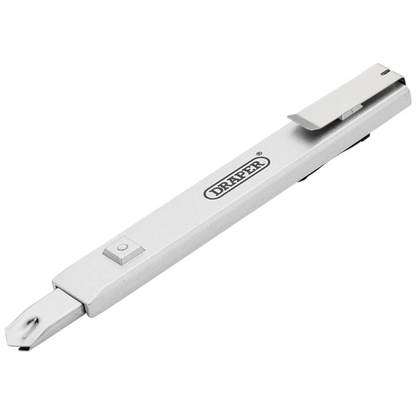 Click to view product details and reviews for Draper 24198 Retractable Metal Snap Off Knife 18mm.