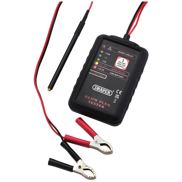 Draper 24706 12V Glow Plug Tester