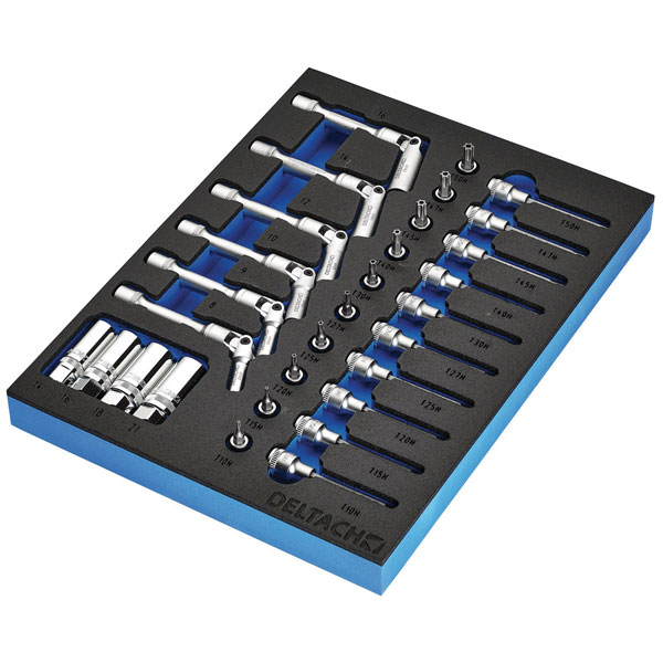 Bunker 29713 Spark and Glow Plug Set in EVA Foam Inlay, 3/8" (20 P...