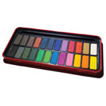 24-block Watercolour Tin