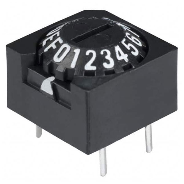 Omron A6A 1603R DIP Switch 16 Position Through Hole Actuator Slide