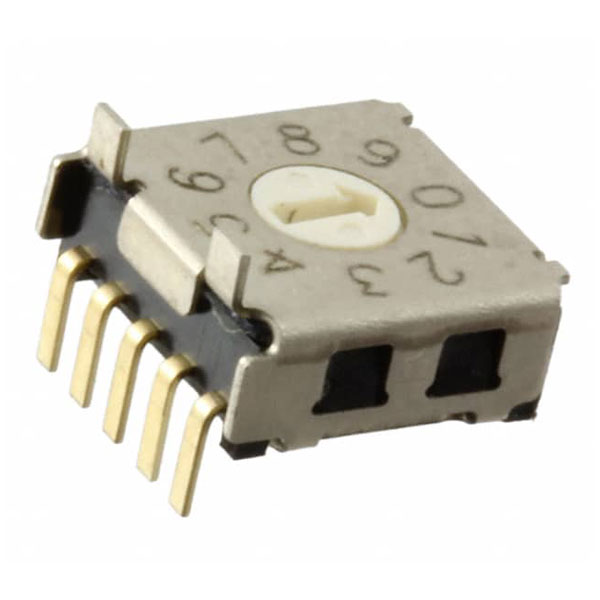 Omron A6K-0025M Miniature Rotary Dip Switch Compact PCB Mounting